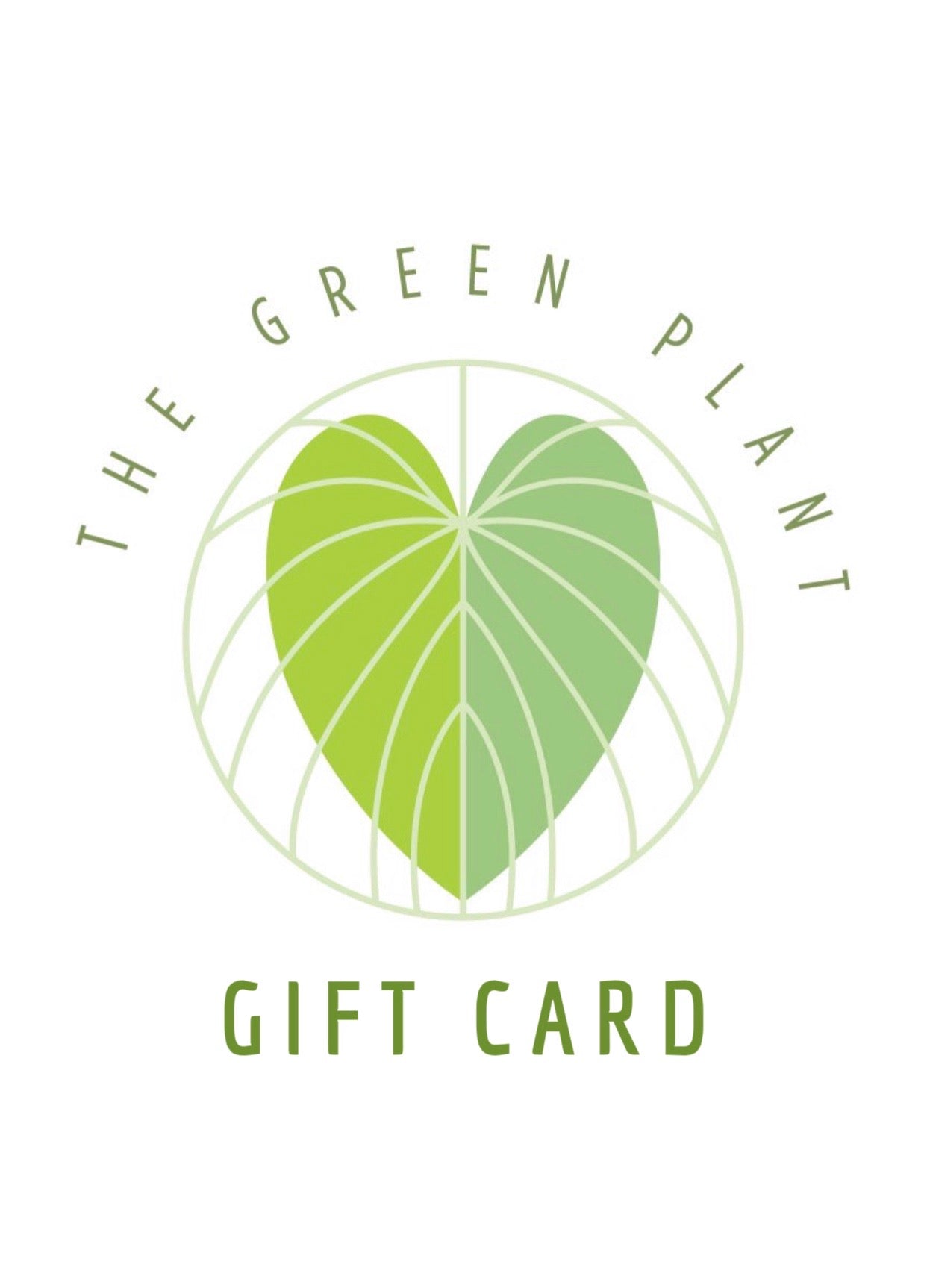 The Green Plant Gift Card